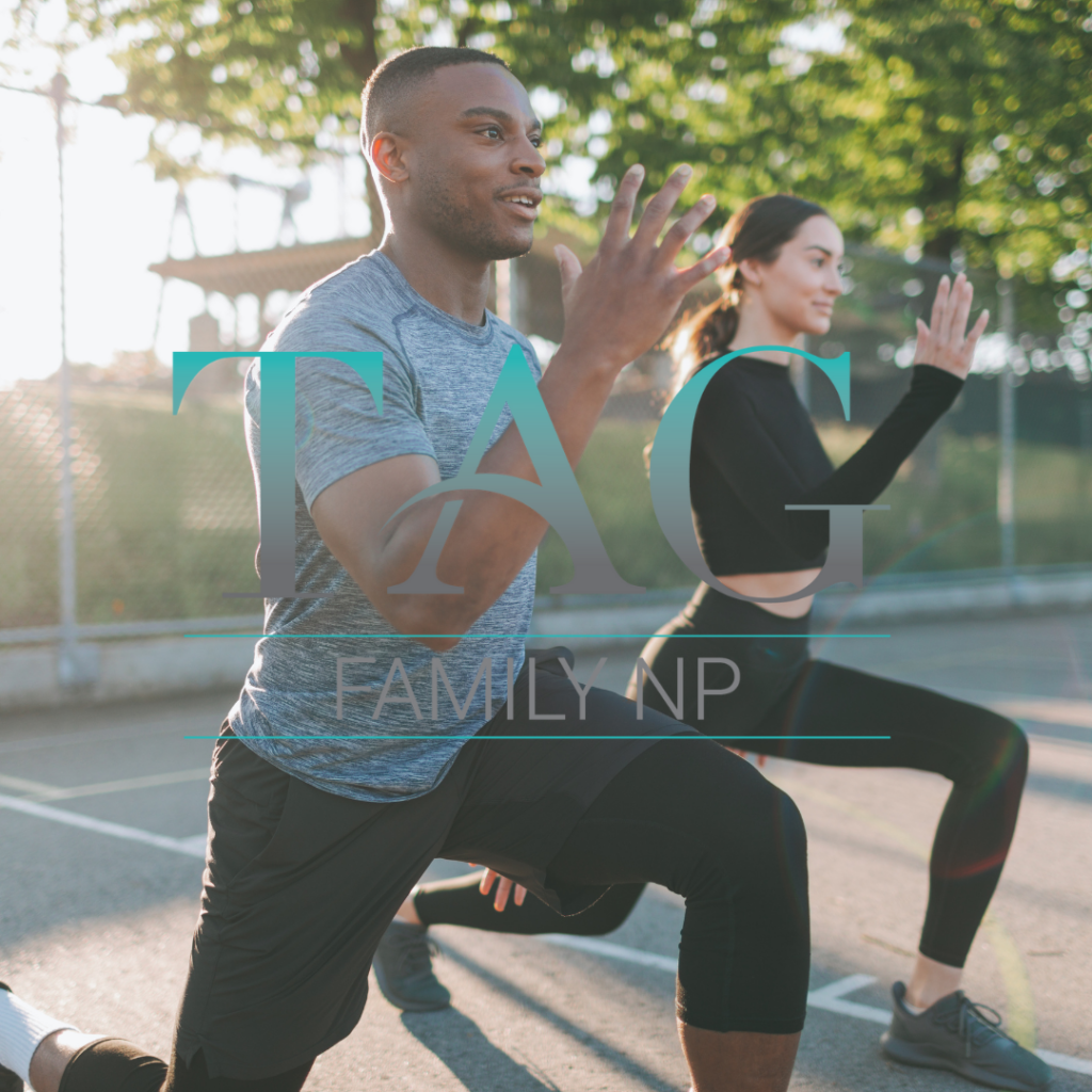 The Triad of Calories, Nutrition, and Exercise with Tag Family NP